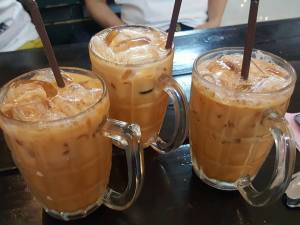 thai ice tea, milk tea