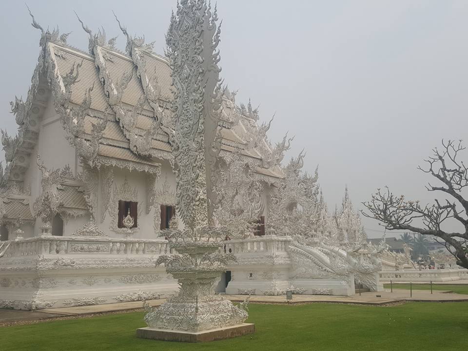 white temple, chiang rai temples, thailand